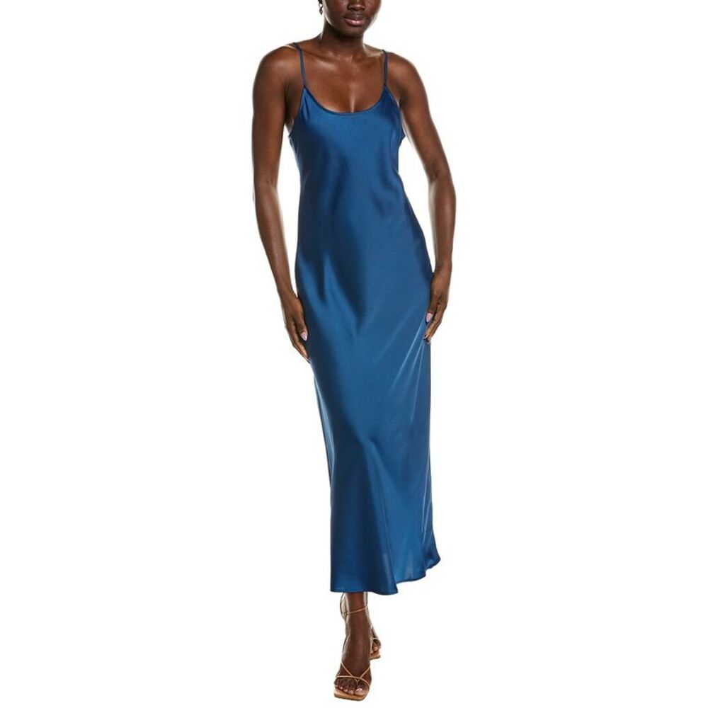 Point Womens Satin Straight Dress